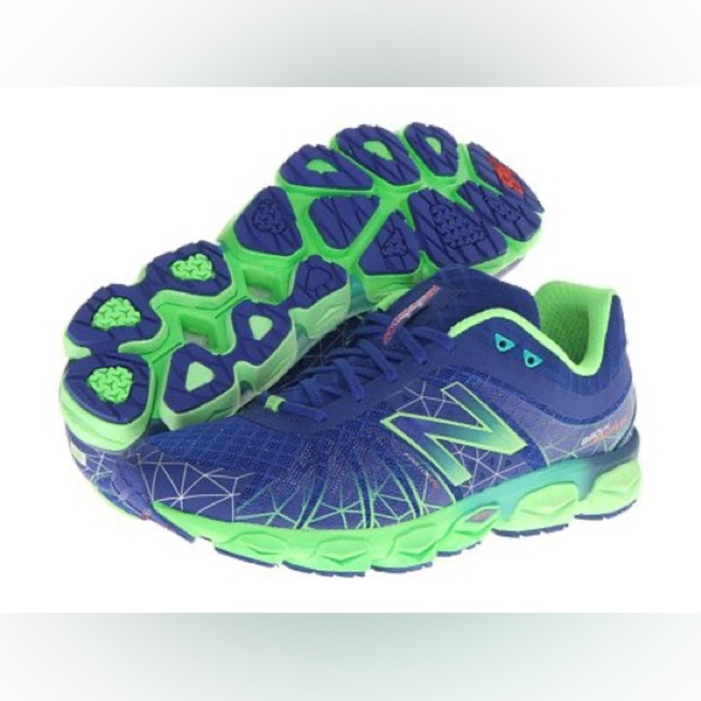Men’s new balance green and blue sneakers